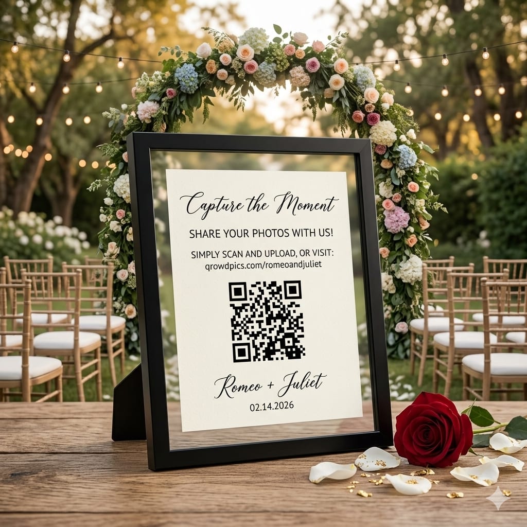 Wedding guests enjoying an outdoor celebration